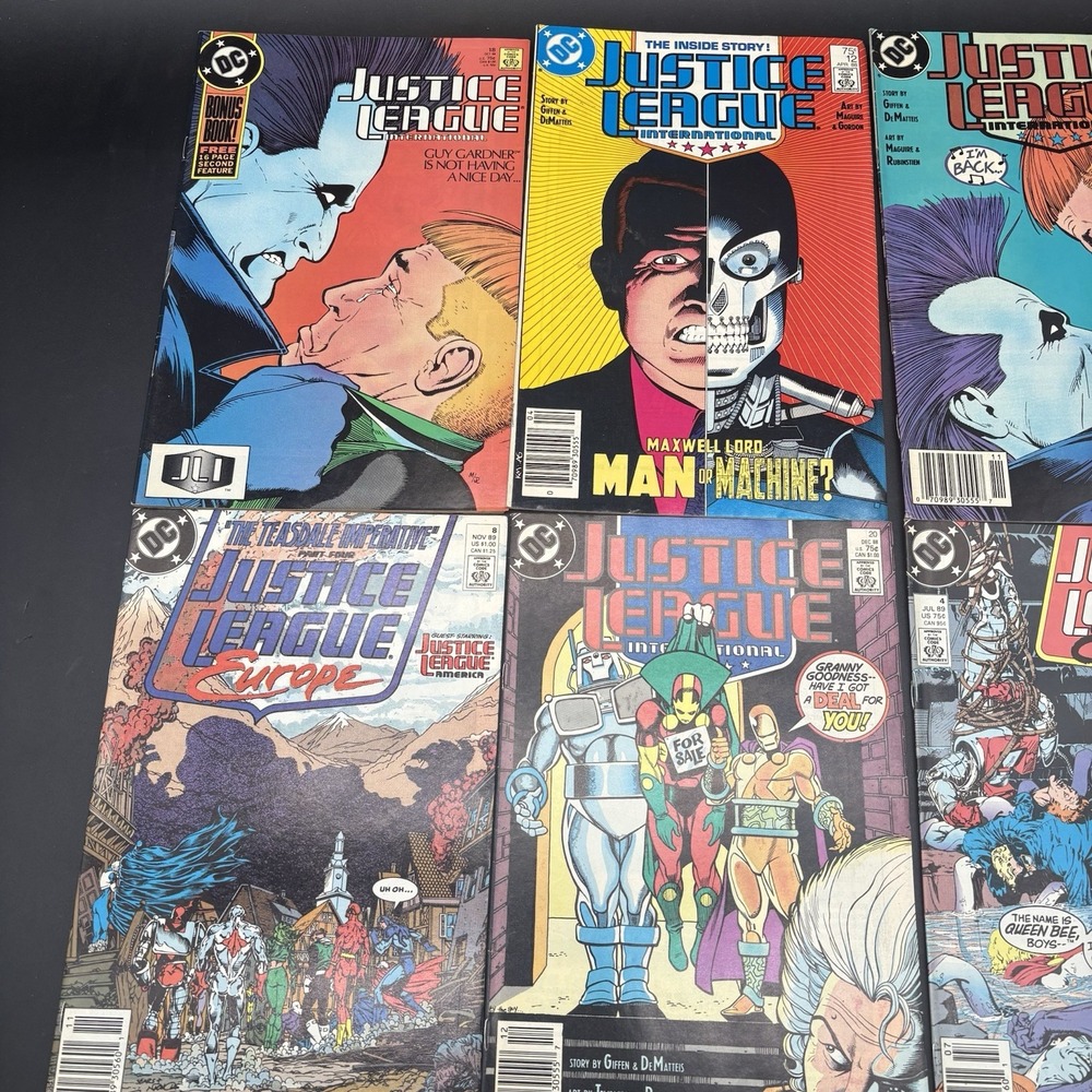 Justice League International Comic Lot‎ Guy Gardner Maxwell Lord Europe Teesdale - Picture 3 of 6